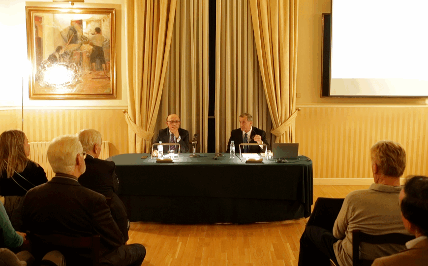 Dr. Antoni Guerrero i Joaquim Llucià | Debat Amics del País