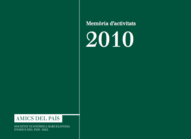 Memòria anual 2010