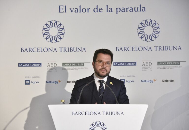 Pere Aragonès inaugura el cicle ‘Eleccions Generals 28-A’ a Barcelona Tribuna
