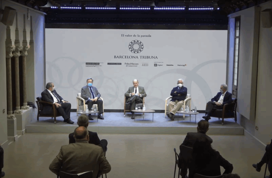 ‘Un projecte per Barcelona’ | Barcelona Tribuna online amb Narcís Serra, Joan Clos, Jordi Hereu i Xavier Trias