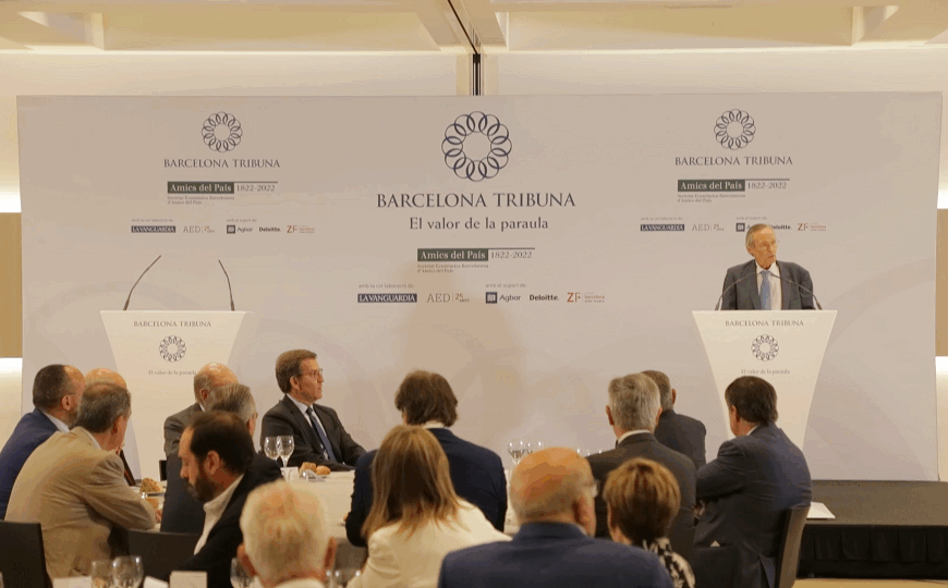 Barcelona Tribuna amb Alberto Núñez Feijóo