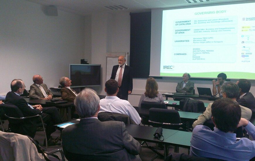 Visita a l’Institut de Recerca en Energia de Catalunya (IREC)