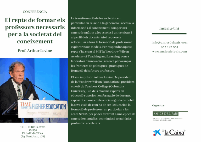 El reto de formar a los profesores necesarios para la sociedad del conocimiento