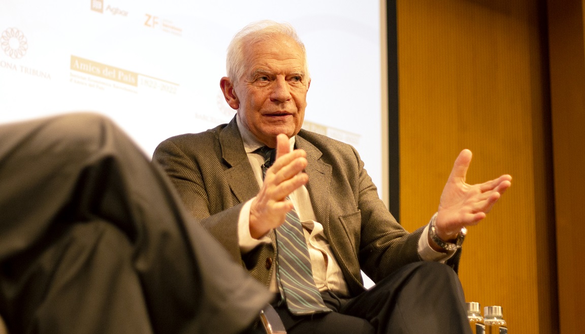Josep Borrell a Barcelona Tribuna d'Amics del País